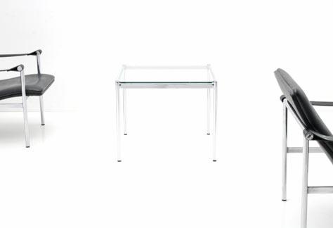 Sessel; Hommage an Corbusier`s LC1 - 0