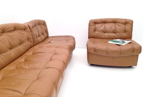 Sofa mit drei Sesseln - 3