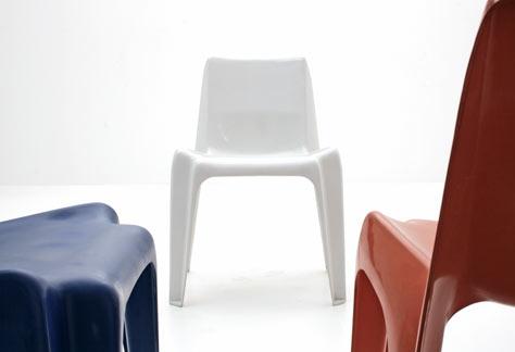 Bofinger-Stuhl, 3 Farben - 2