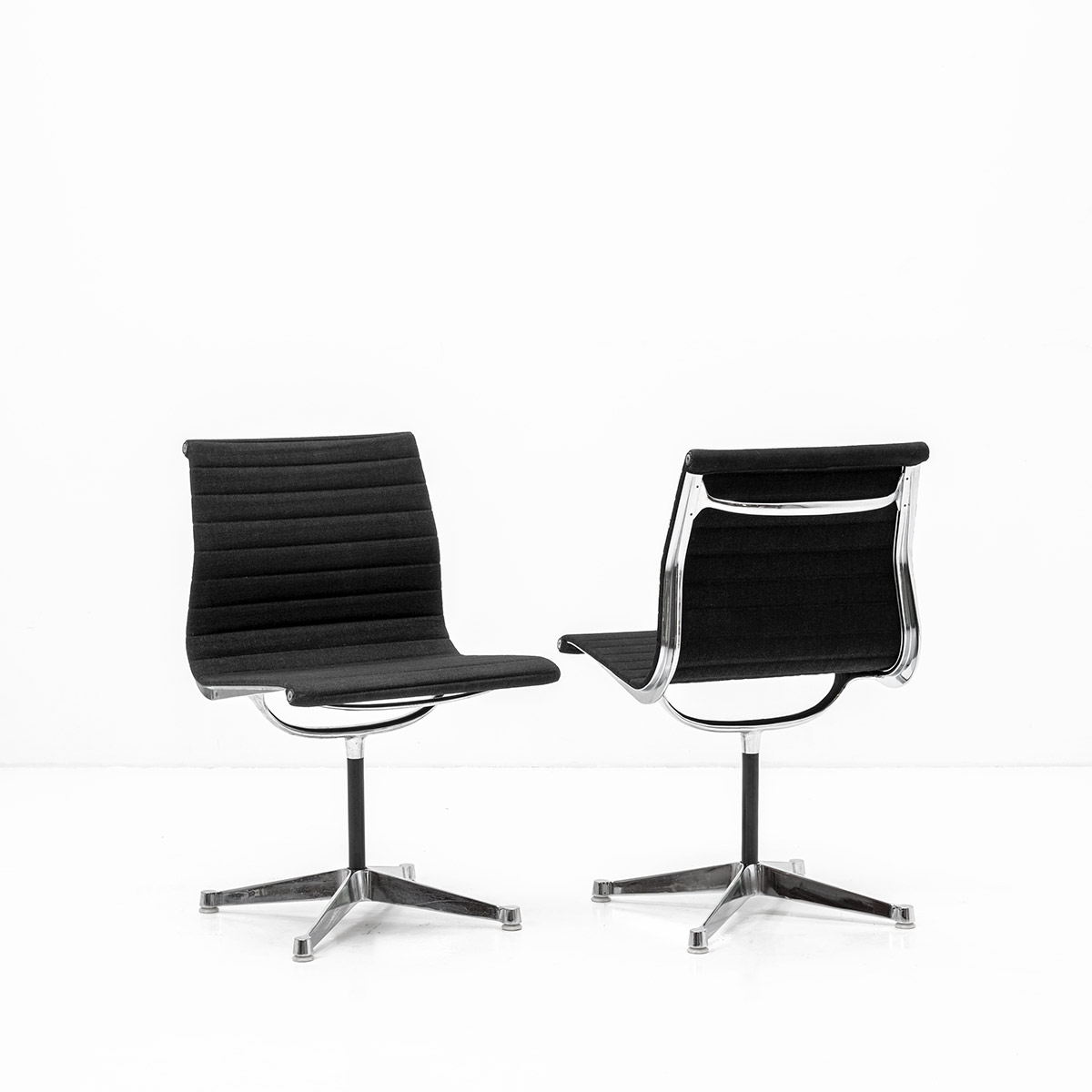 2er Set, Eames Alu Chair, Herman Miller, Vintage, Herman Miller, Eames, Ray & Charles, Büro-Stuhl, Stuhl