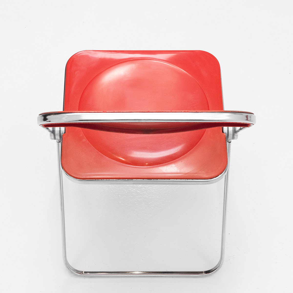 5er Set, rote `Plia` Klappstühle - 4