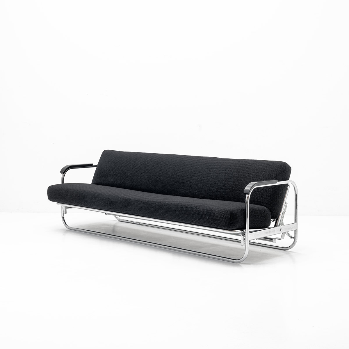Alvar Aalto Sofa, schwarz