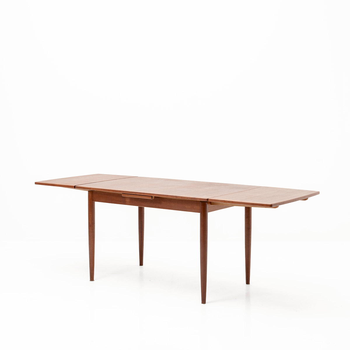 Ausziehbarer Teaktisch, 1960er Jahre, Diverse Tische, Tisch