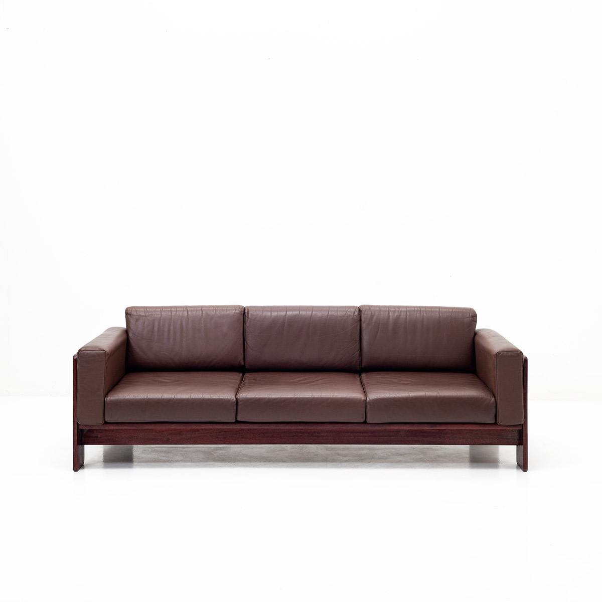 Bastiano 3er Ledersofa, Design T. Scarpa - 2