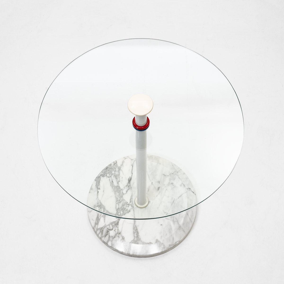 Beistelltisch Glas/Marmor 1980er Jahre - 3
