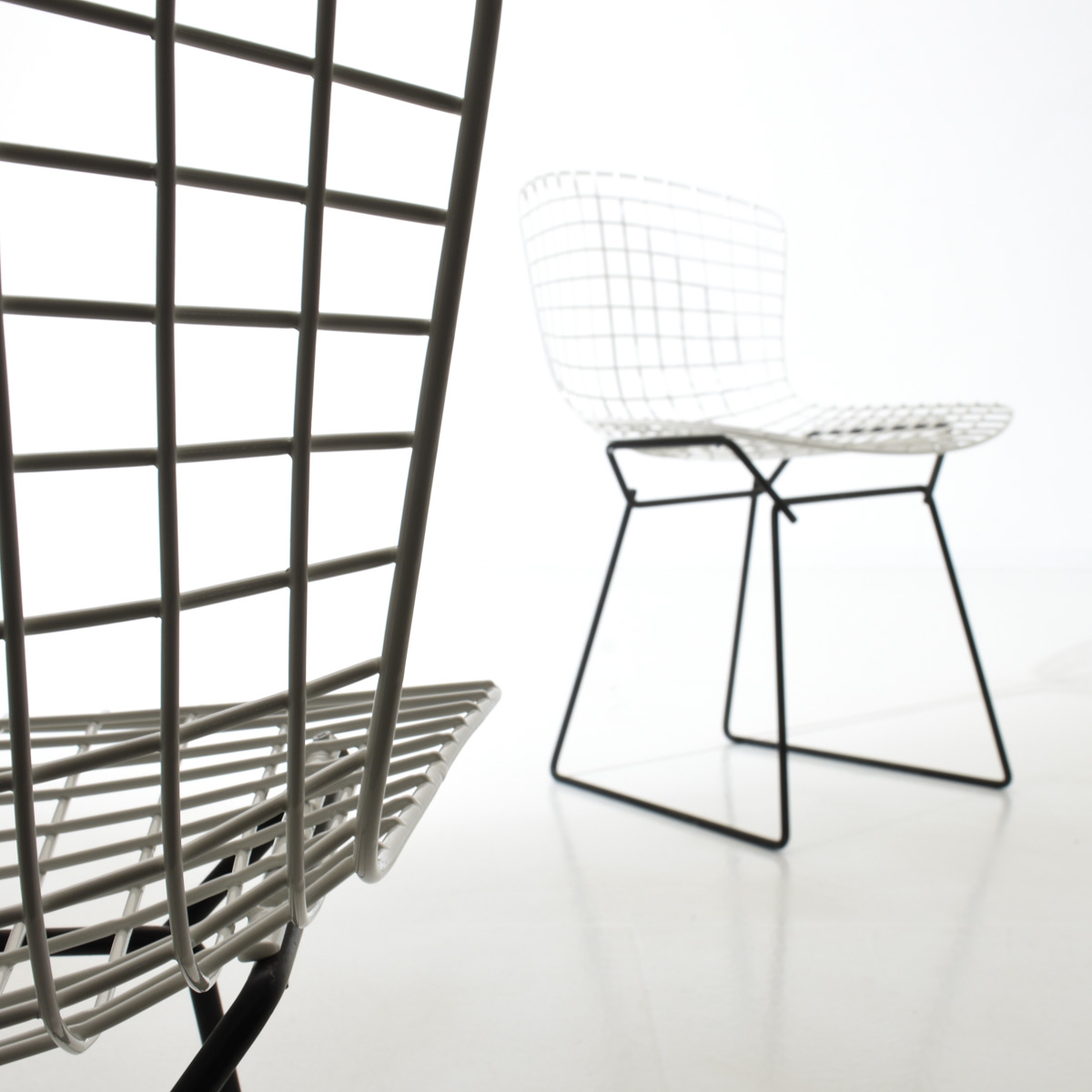 Bertoia Stühle, Knoll International, 4er Set. - 2