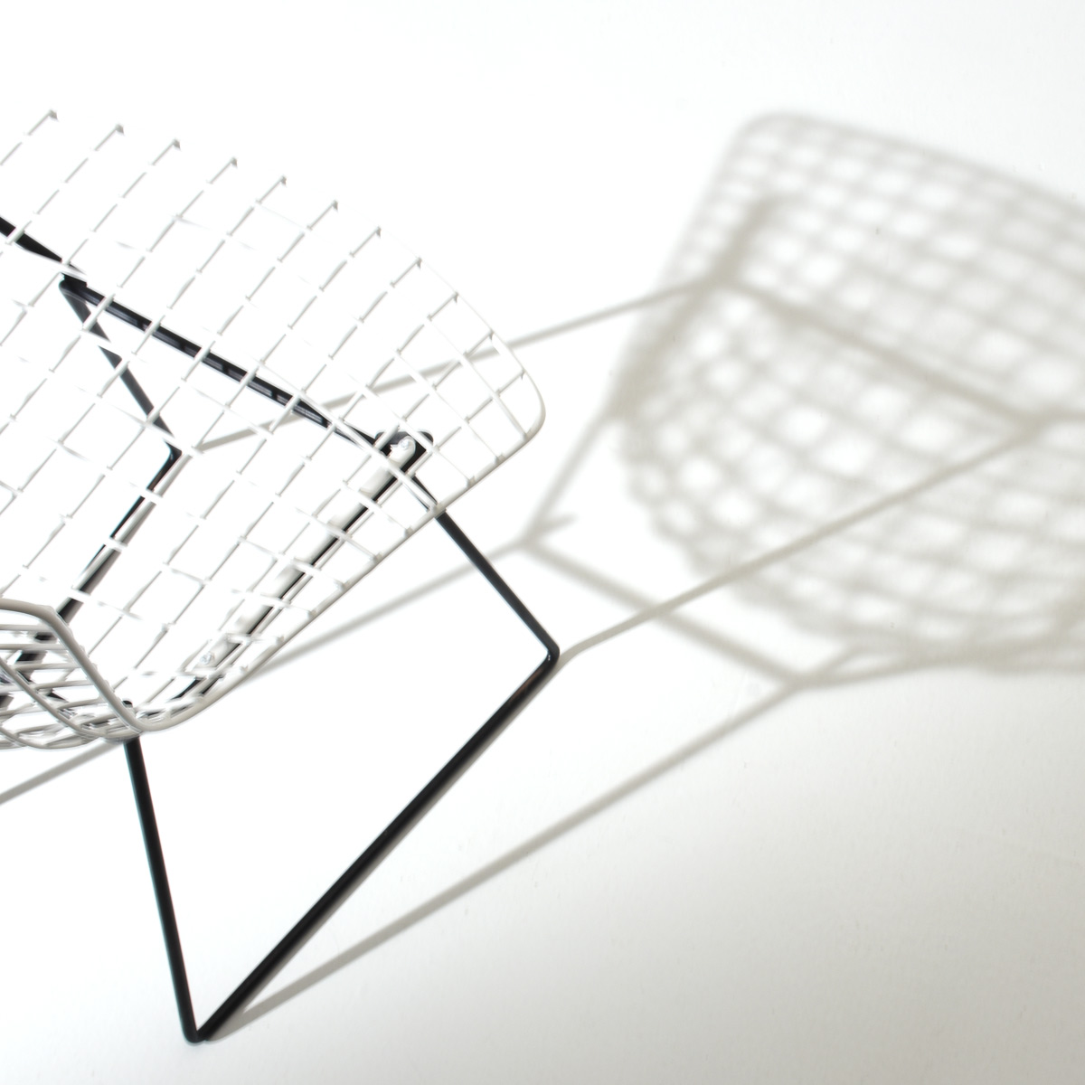 Bertoia Stühle, Knoll International, 4er Set.