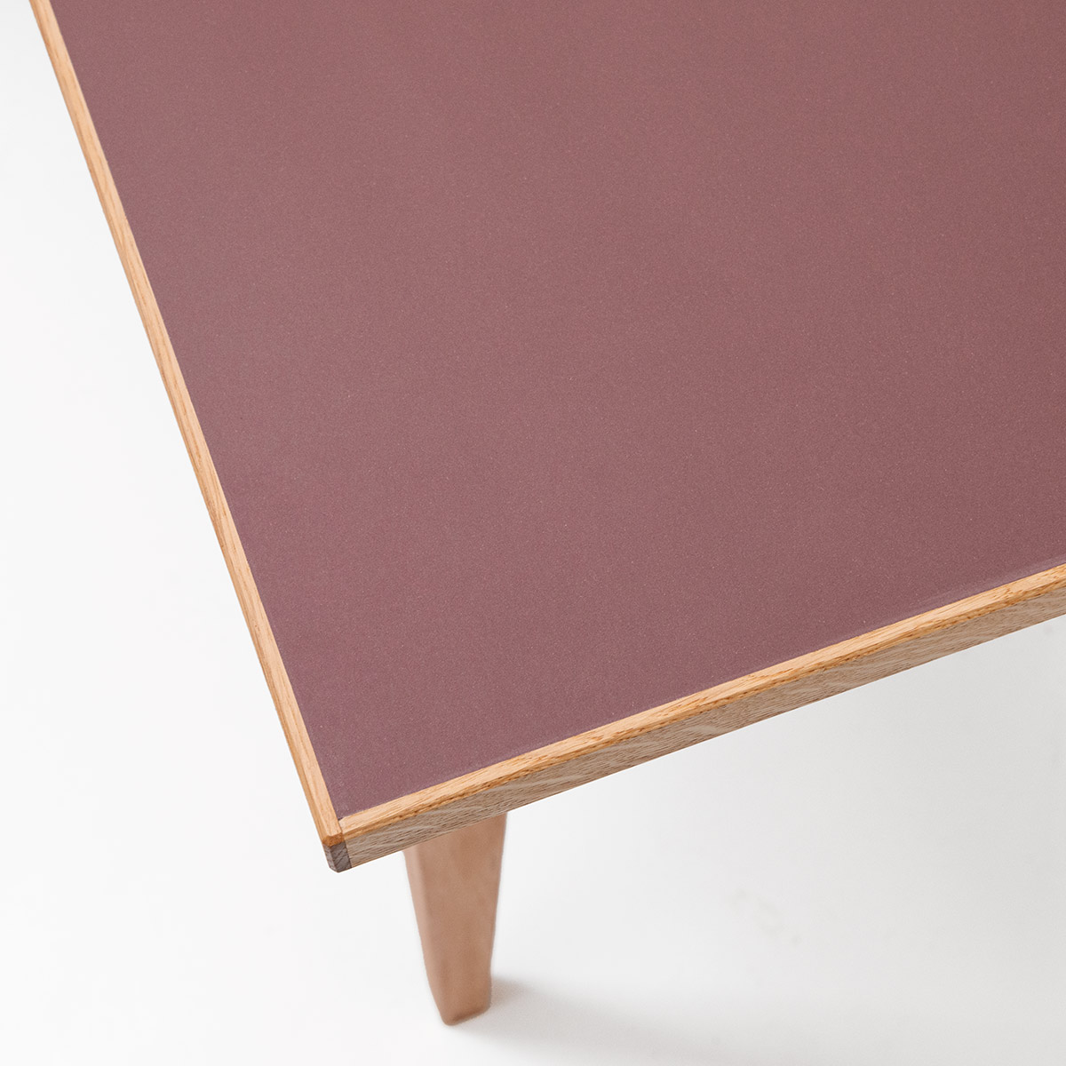 Biedermeiertisch mit Linoleum-Einlage - 7