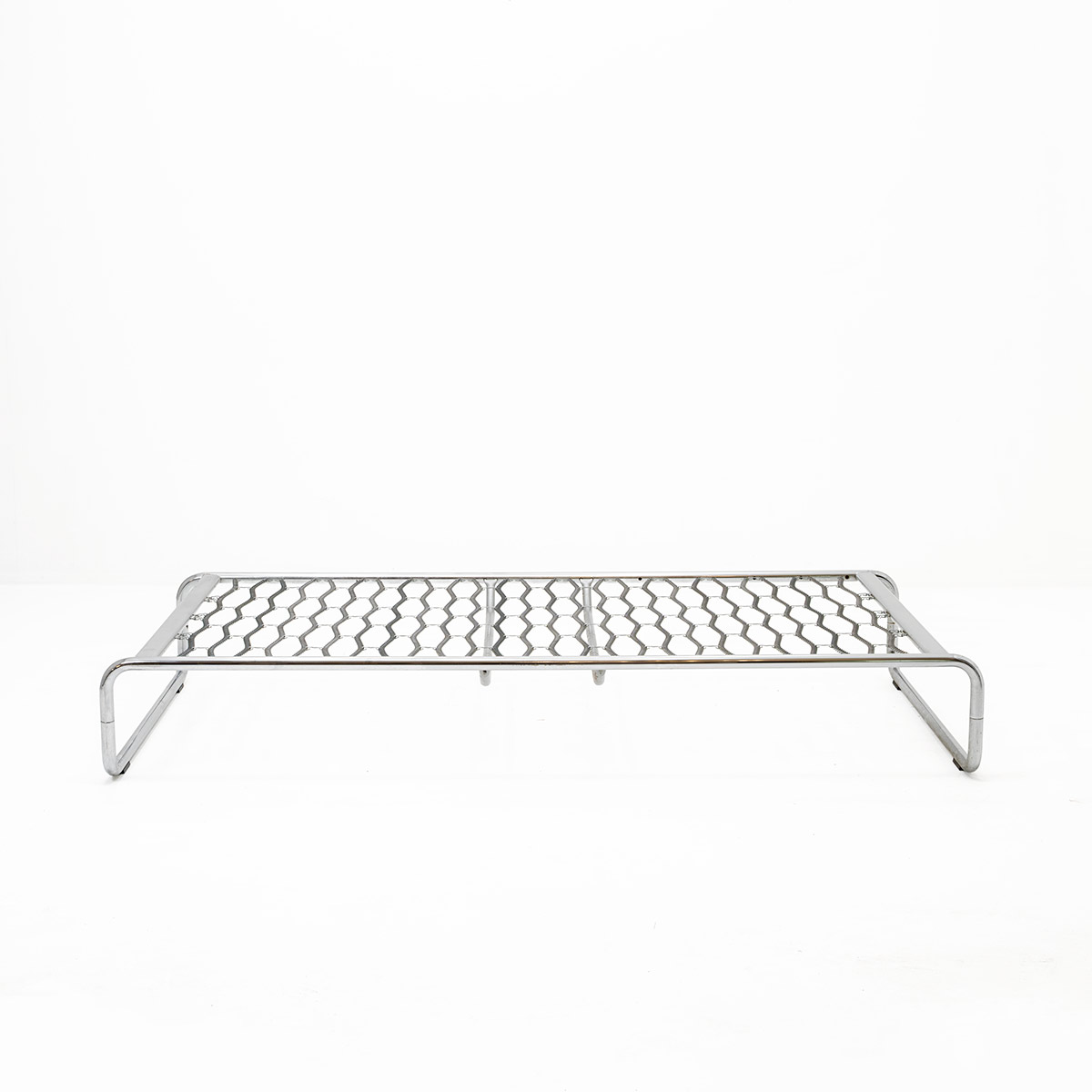 Chromstahlbett Pfalzberger, gefedert, Vintage, Pfalzberger, Diverses (gross), Diverses, Daybed, Sofa + Liege