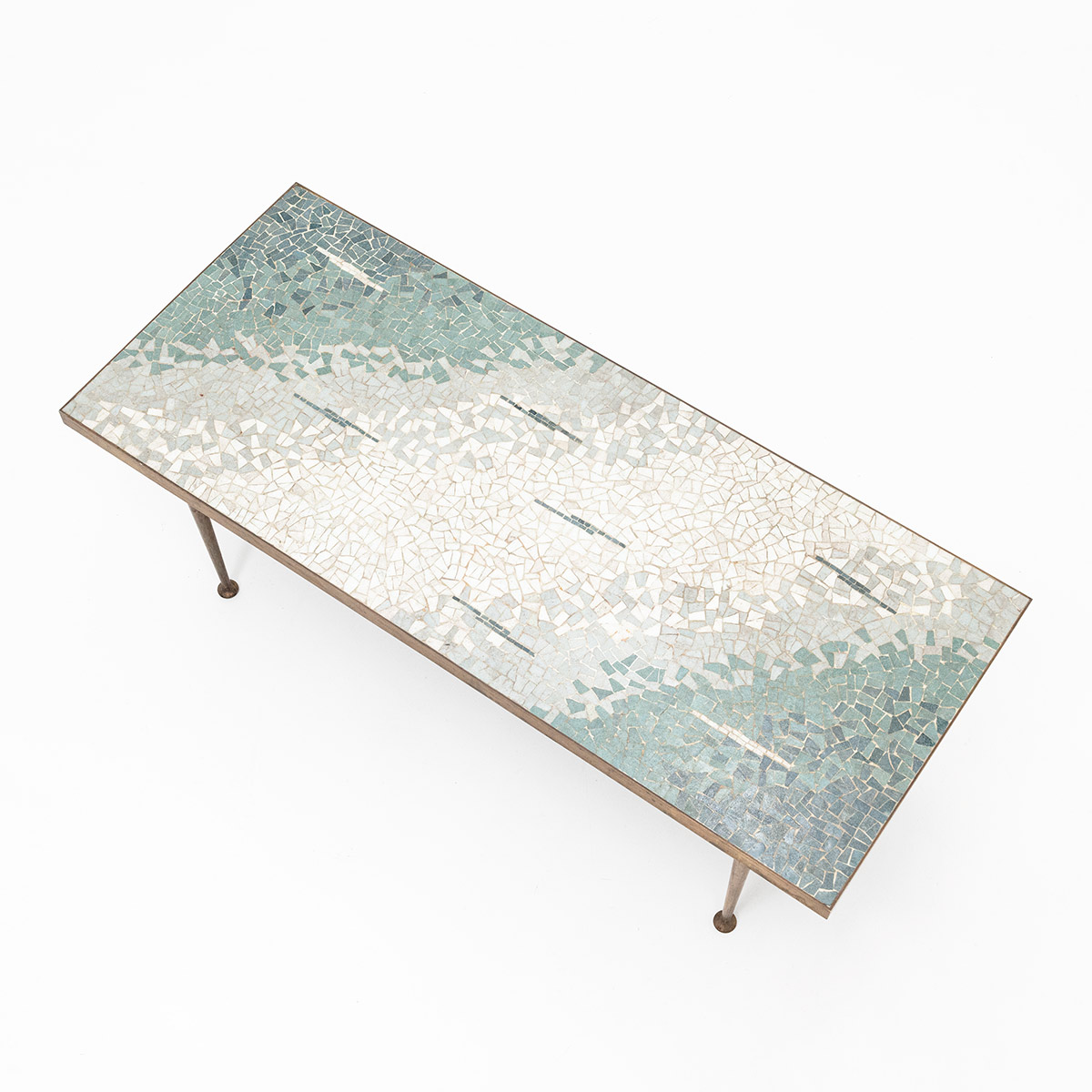 Clubtisch mit modernistischem Glasmosaik - 2