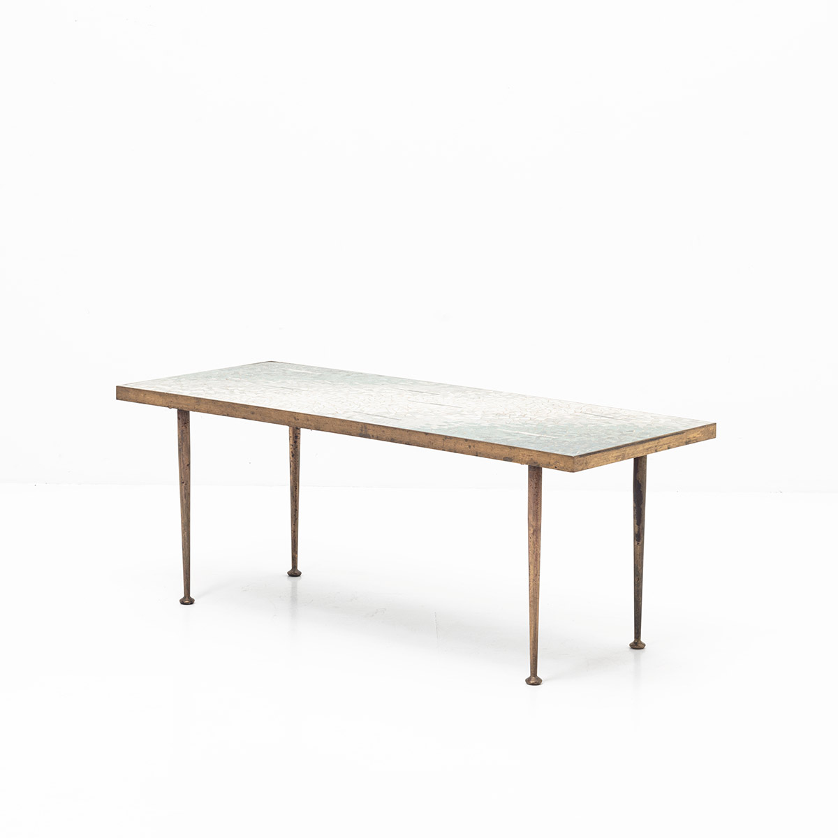 Clubtisch mit modernistischem Glasmosaik - 4