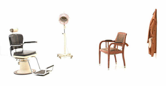 Coiffeur Sessel, Stühle, Antik