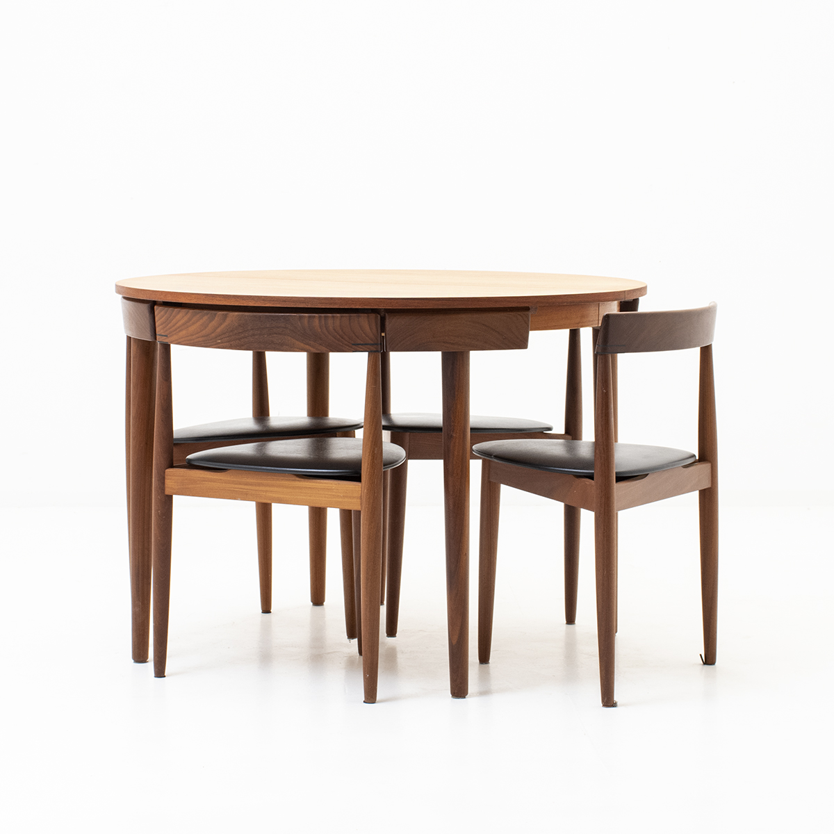 Dänischer Mid-Century Esstisch & Stühle - 2