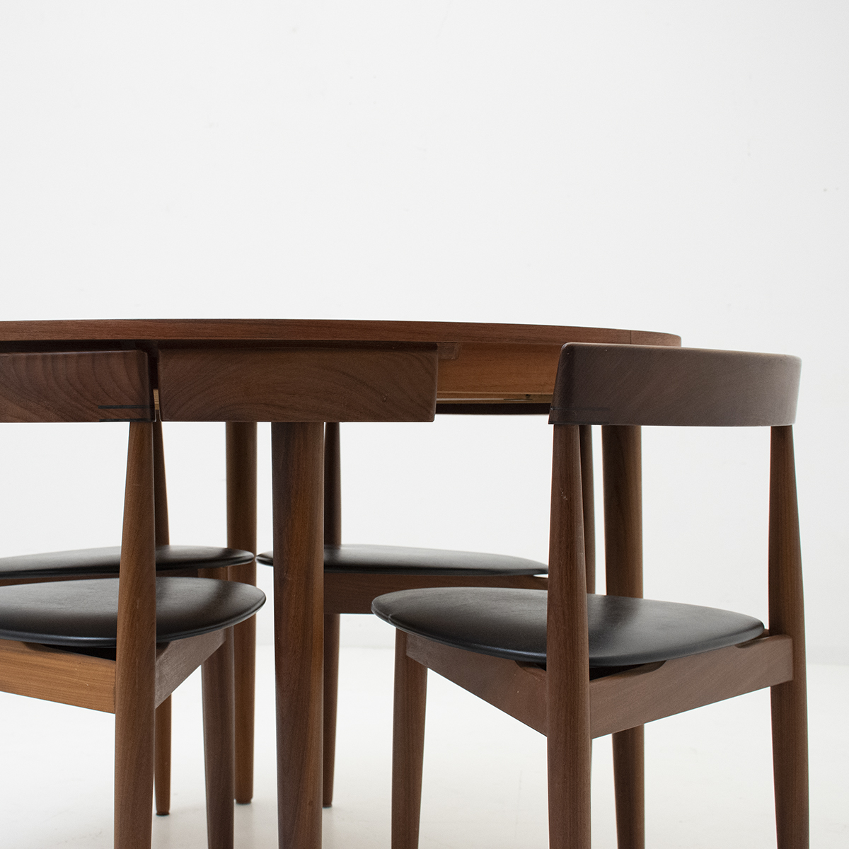Dänischer Mid-Century Esstisch & Stühle - 4