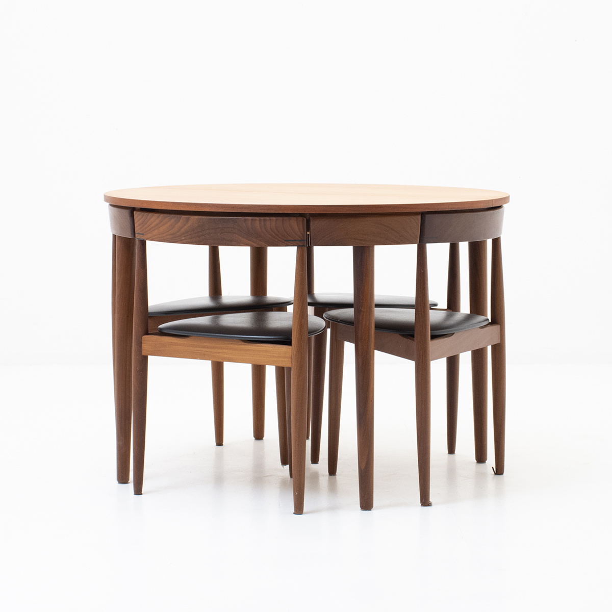 Dänischer Mid-Century Esstisch & Stühle