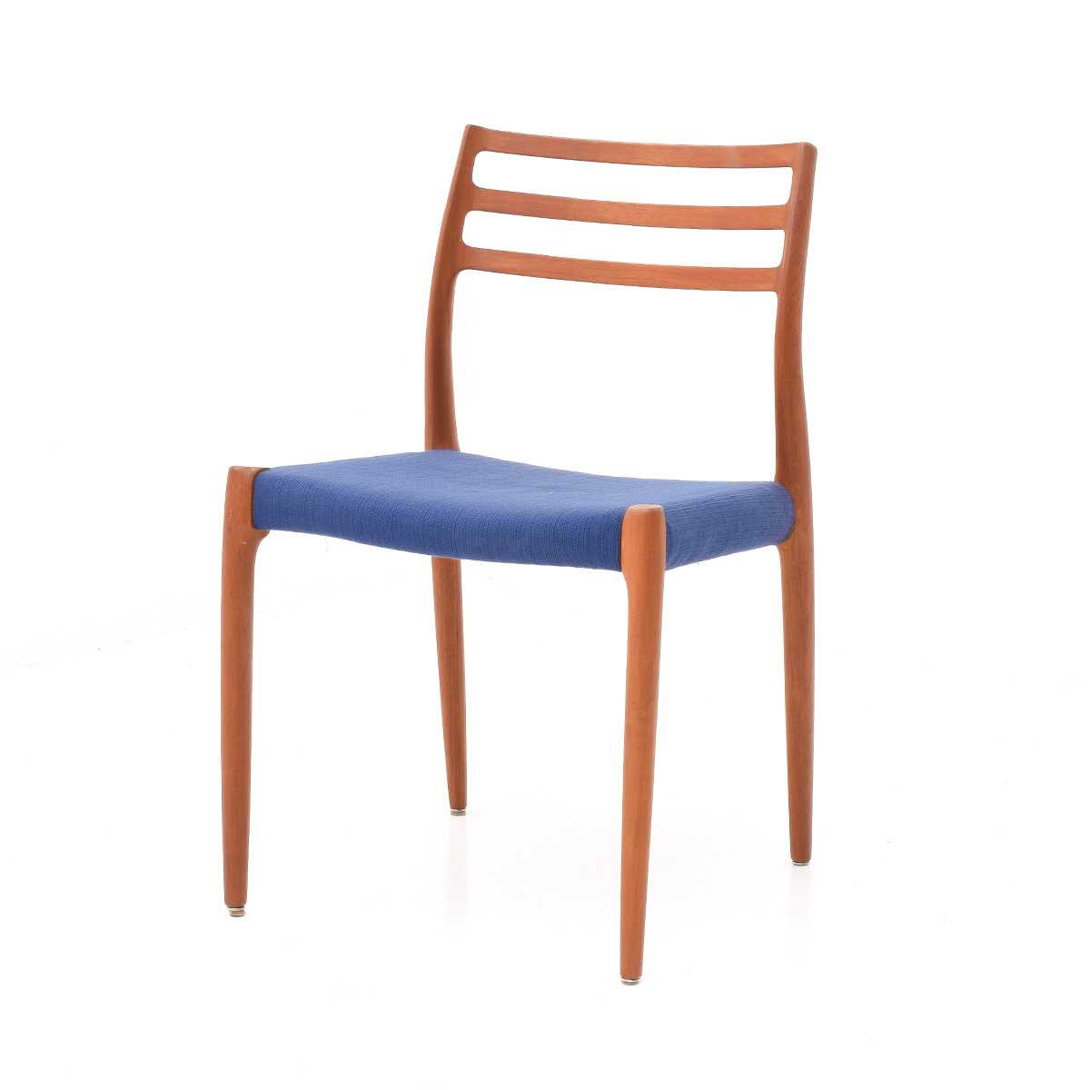 Dänisches Stuhlset, 4er Set, J.L Möller Furniture, Möller, Niels Otto, Holzstuhl, Stuhl + Hocker, Stuhl, Stuhl + Hocker