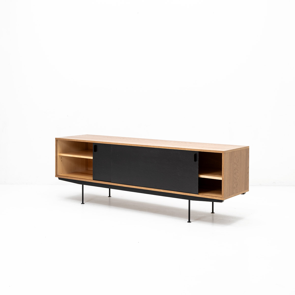 Dieter Waeckerlin Sideboard Sesam | Spezialausführung Eiche schwarz, SwissFurniture, Dieter Waeckerlin, Sideboard, Sideboard + Kommode