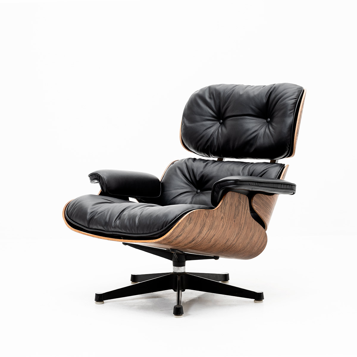 Eames Lounge Chair Palisander, Herman Miller, vintage, Herman Miller, Eames, Ray & Charles, Leder-Sessel, Sessel