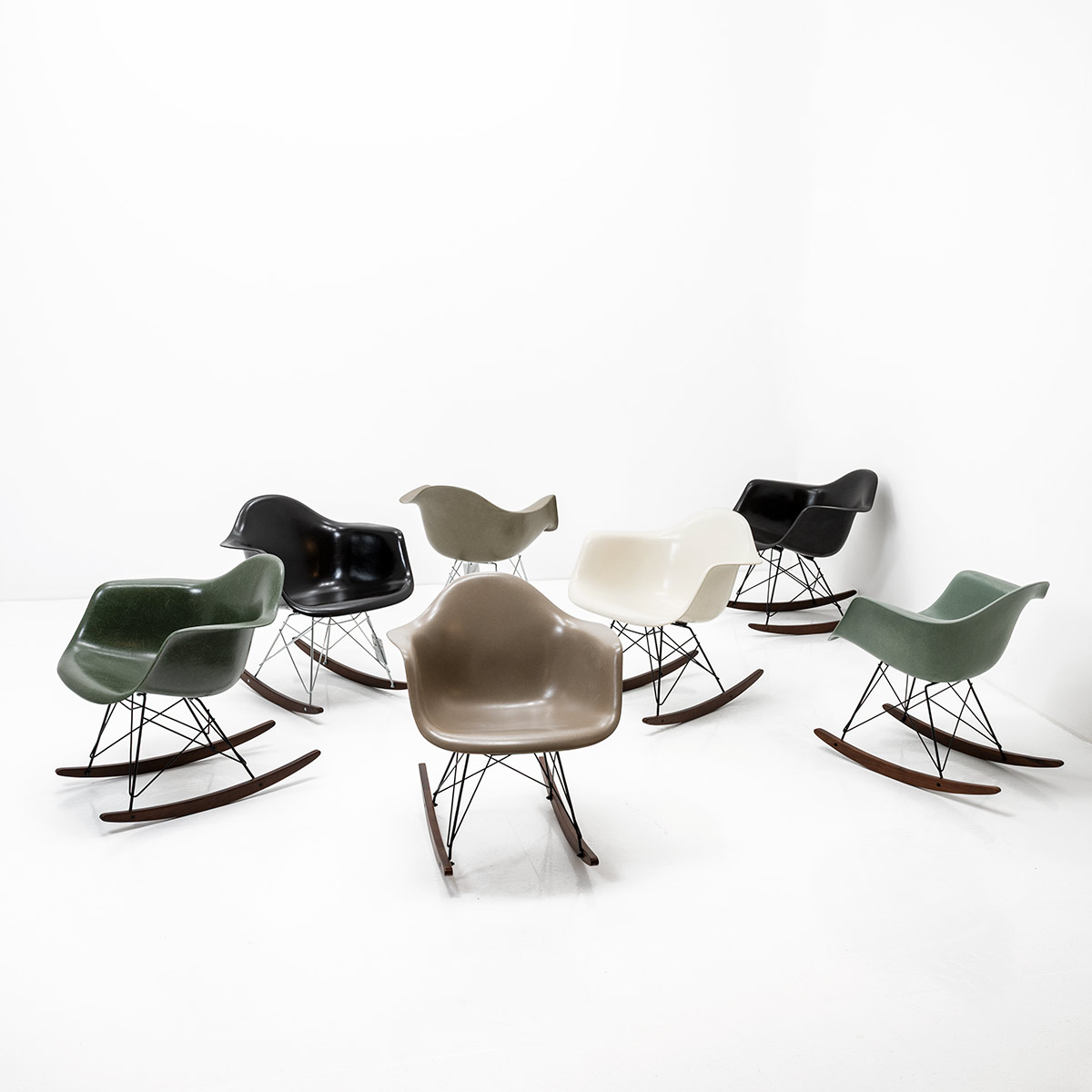Eames Rocking Arm Chair, RAR, vintage