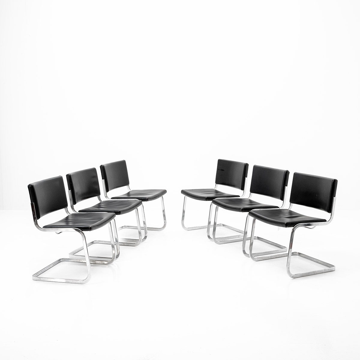 Freischwinger, Haussmann, 6er Set, Haussmann, Trix & Robert, Diverse Stühle, Stuhl