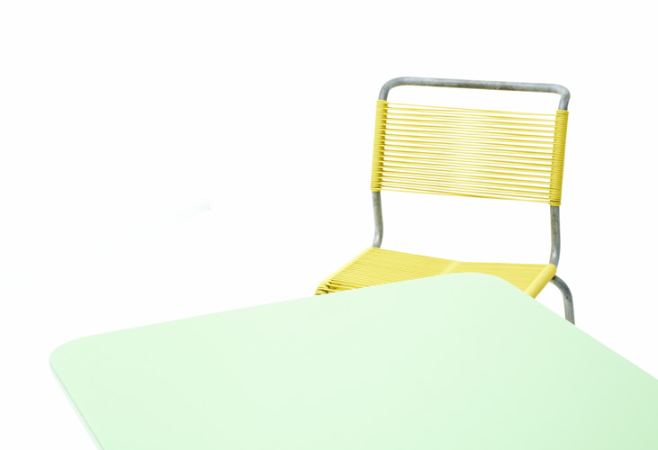 Gartentisch, 120cm, Blassgrün - 3