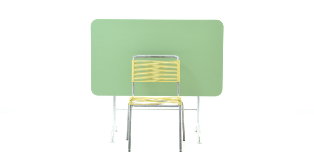 Gartentisch, 120cm, Blassgrün