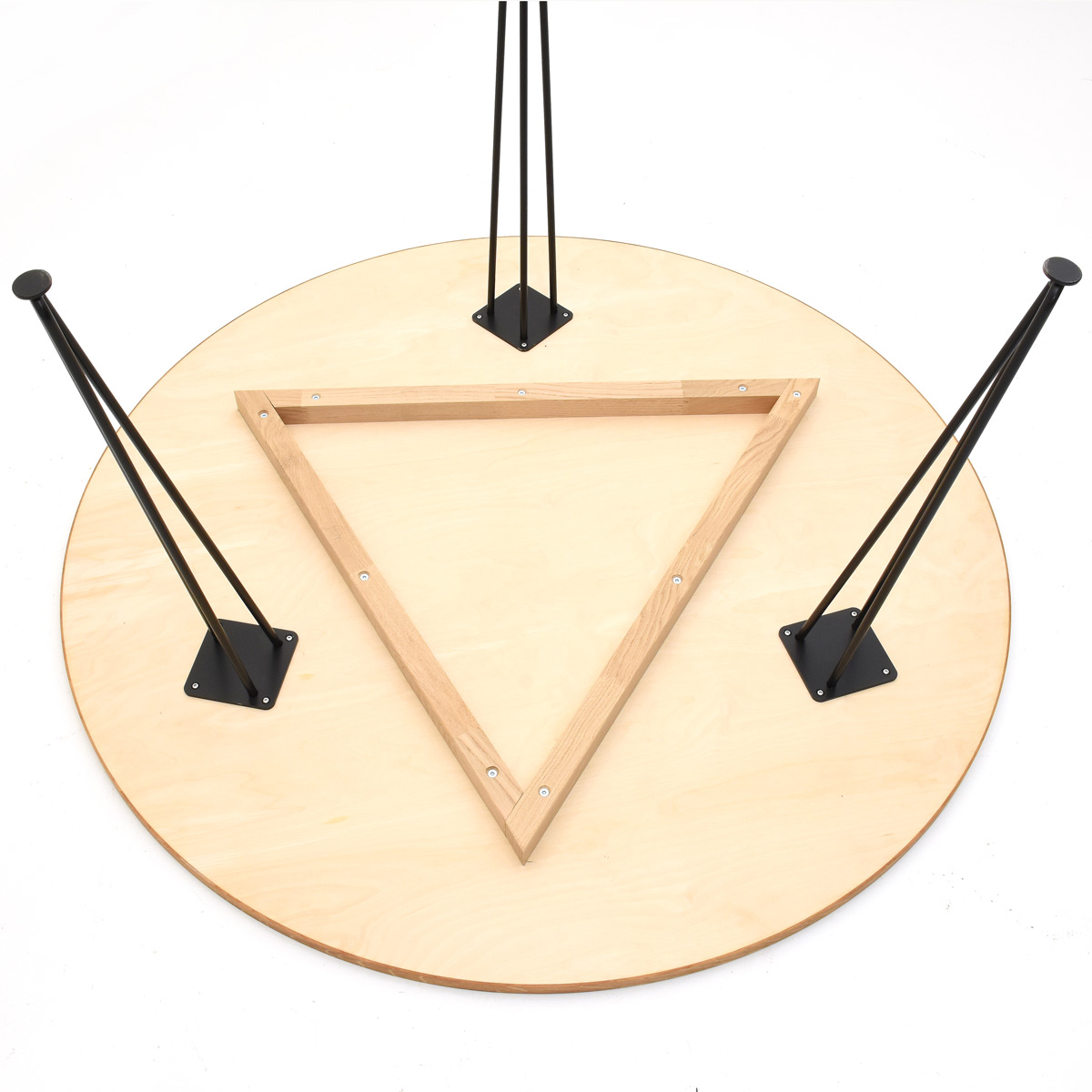 Grosser runder Linoleumtisch, B33 Partner - 3