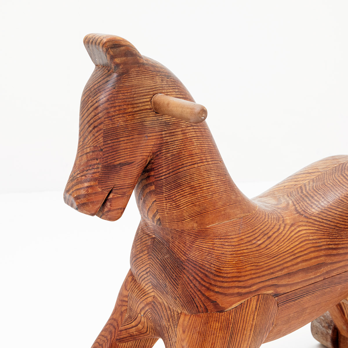 Grosses Kinder Holzpferd - 2