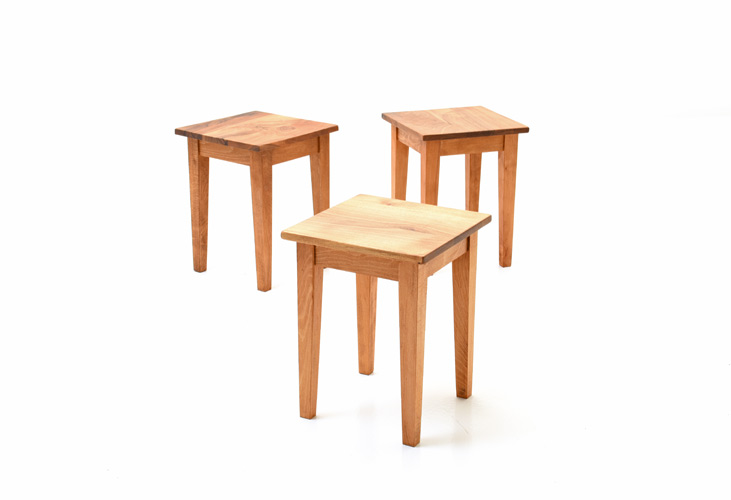 Hocker, Biedermeier Hocker - 2