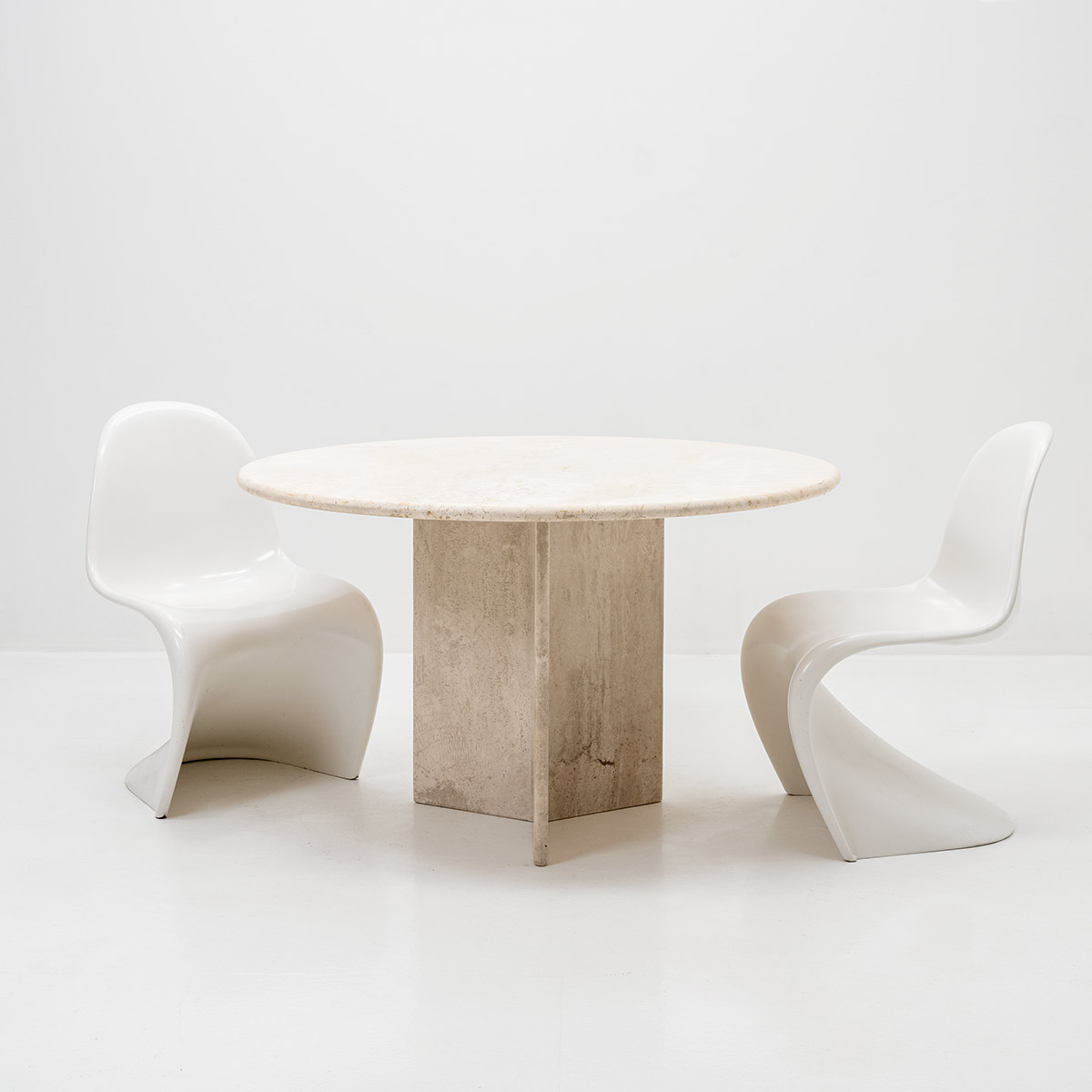 Italienischer Esstisch, Travertin, 60er Jahre, Div.Tische, Tisch
