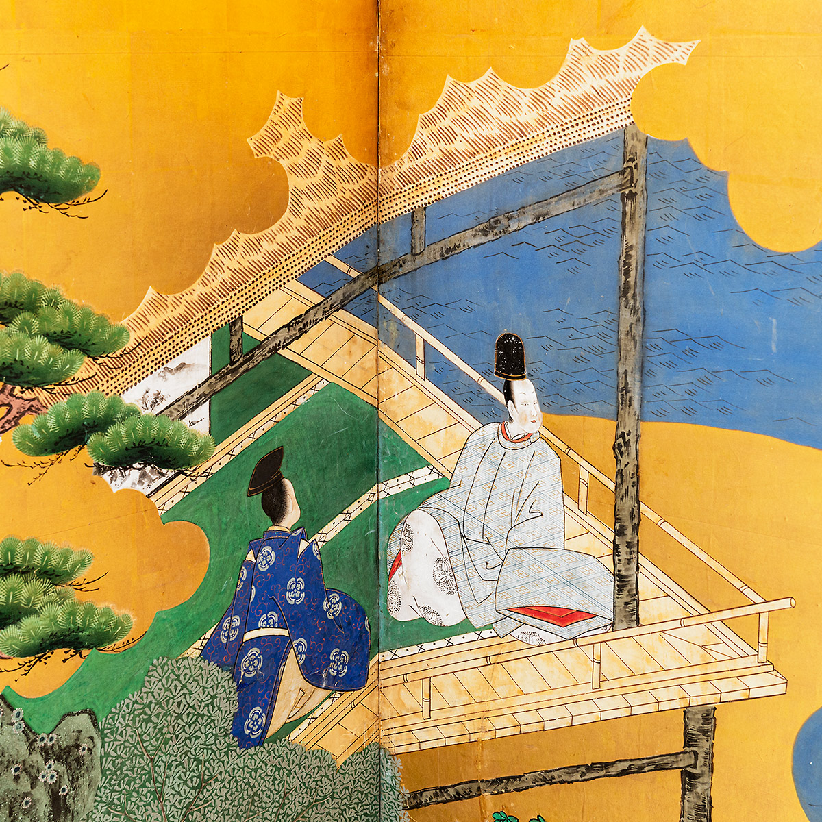 Japanischer Paravant, frühes 19. Jahrhundert - 3