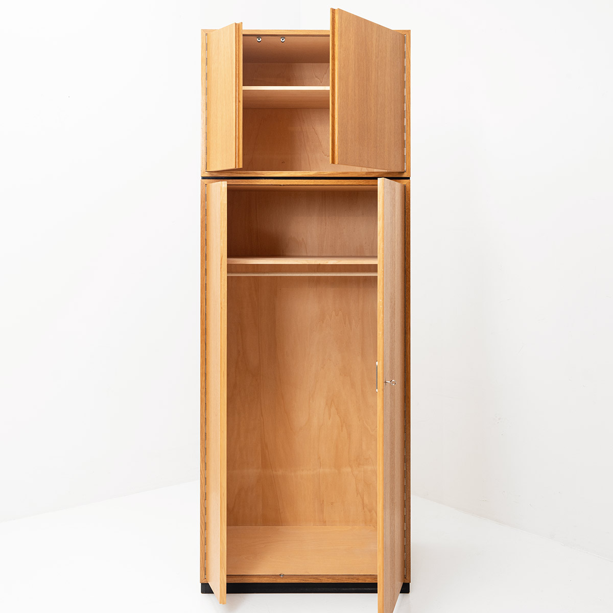 Kleiderschrank aus Eichenholz, Vintage
