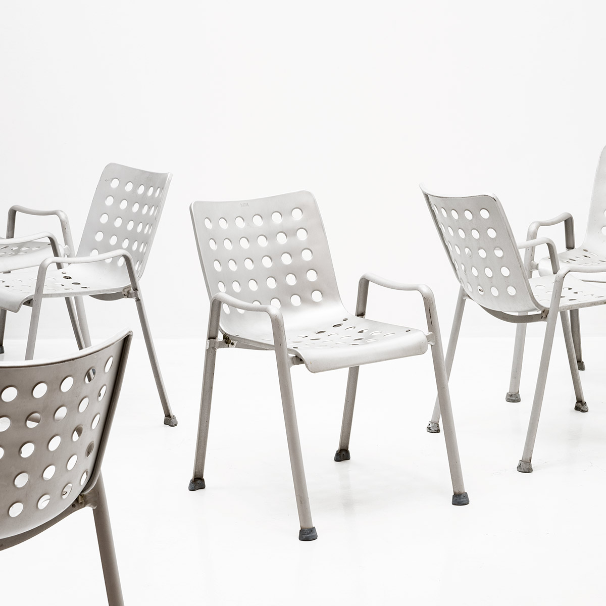 Landi Stuhl 6 Loch, vintage, Mewa, Coray, Hans, Gart.-Stuhl, Garten