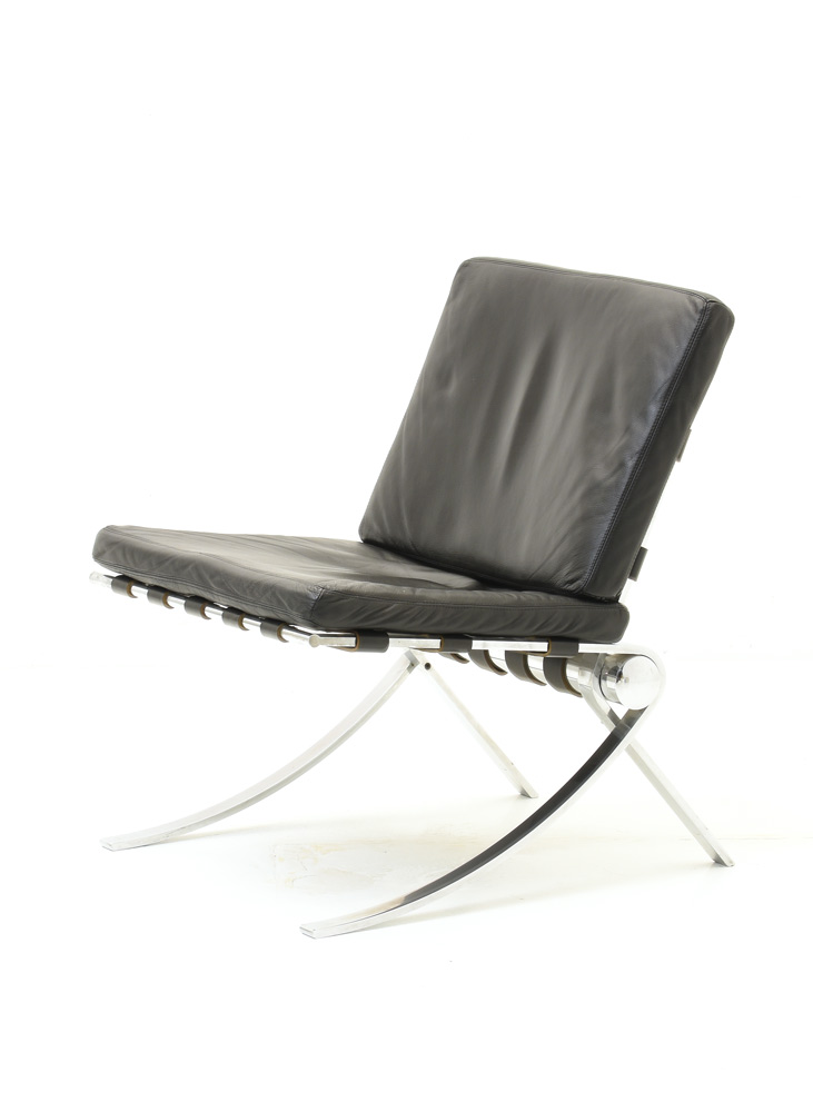 Leder-Sessel Strässle, 60er Jahre - 2