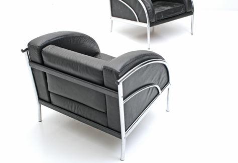 Ledersessel 80s, Leder-Sessel, Sessel