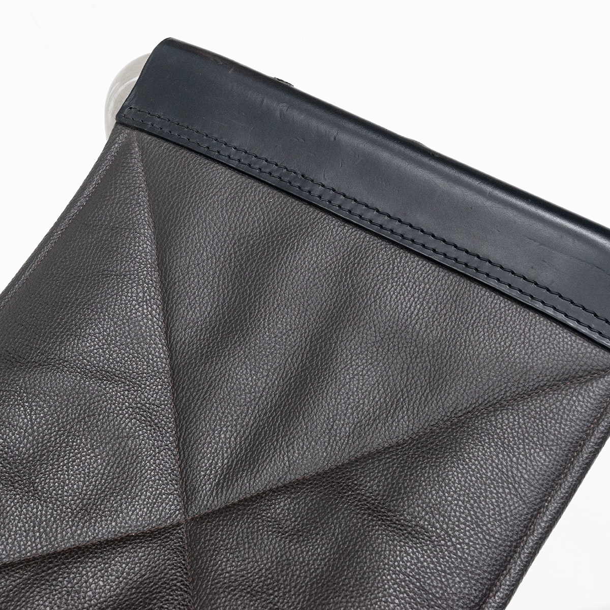 Ledersessel Eichenberger mit Ottoman - 0