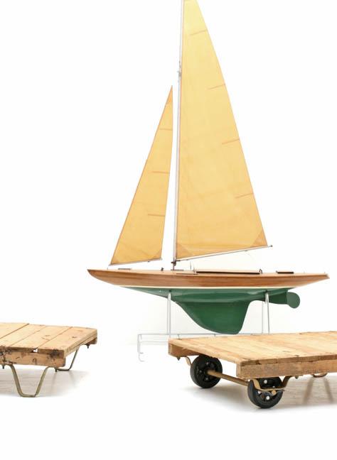 Loungetisch, Industrie, Holz - 3