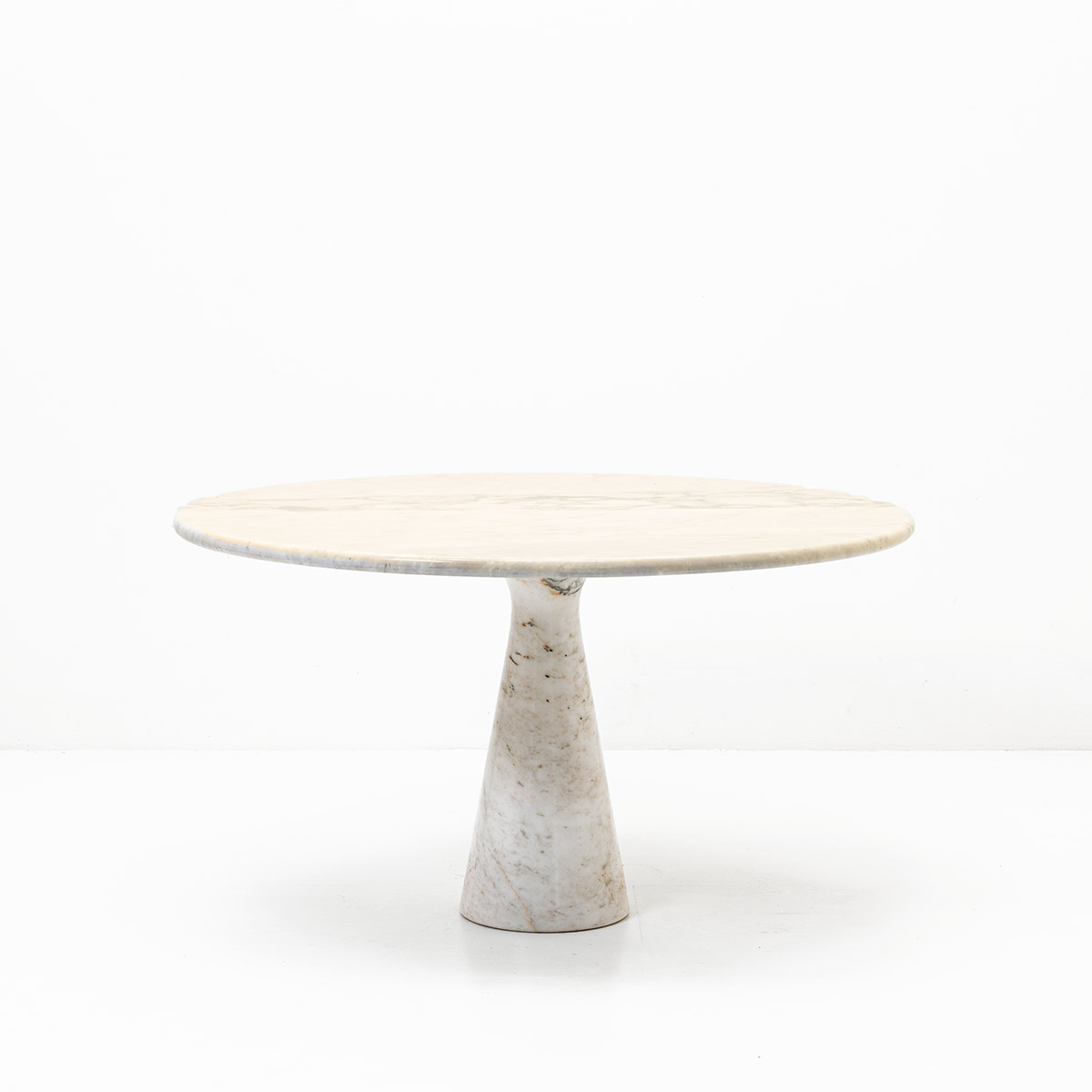 Marmortisch, Vintage, rund, Design Mangiarotti