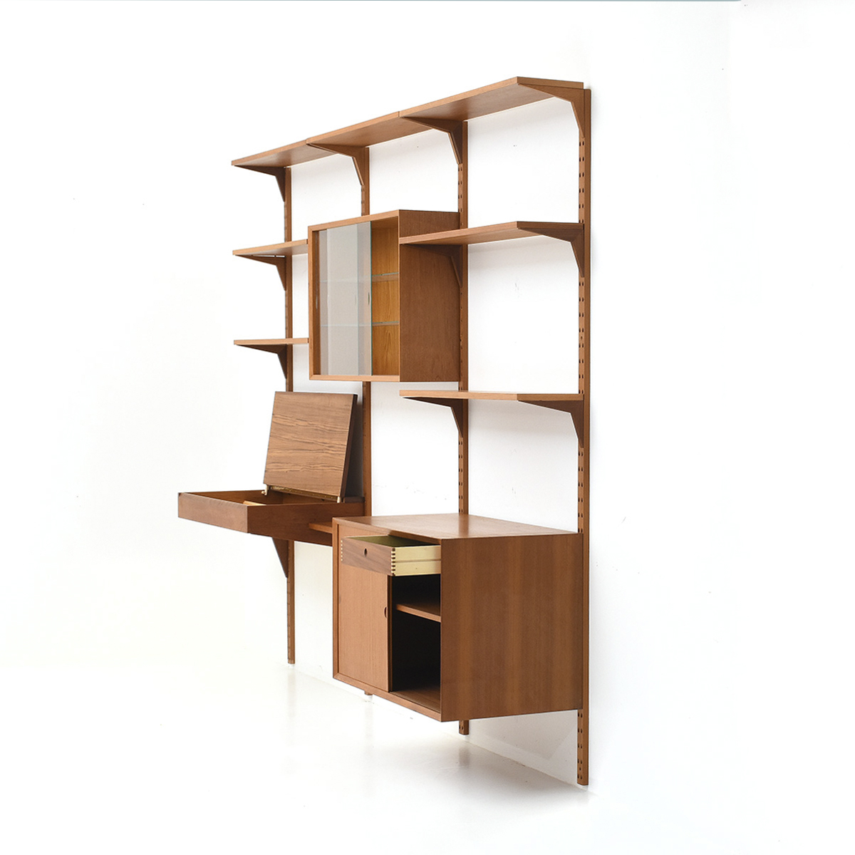 Poul Cadovius Wandregal, Teak, 1950er-Jahre, Cado, Cadovius, Poul, Diverse Schränke, Schrank/Sideboard