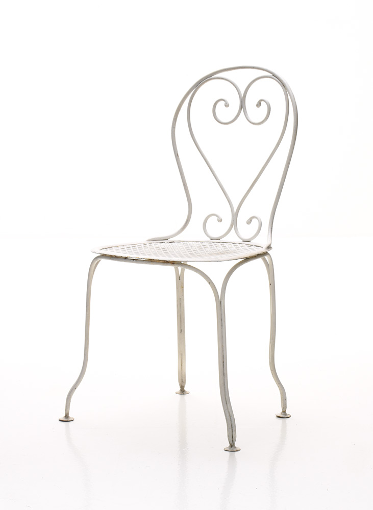 Romantische Gartenstühle ohne Armlehnen, Gart.-Stuhl, Garten