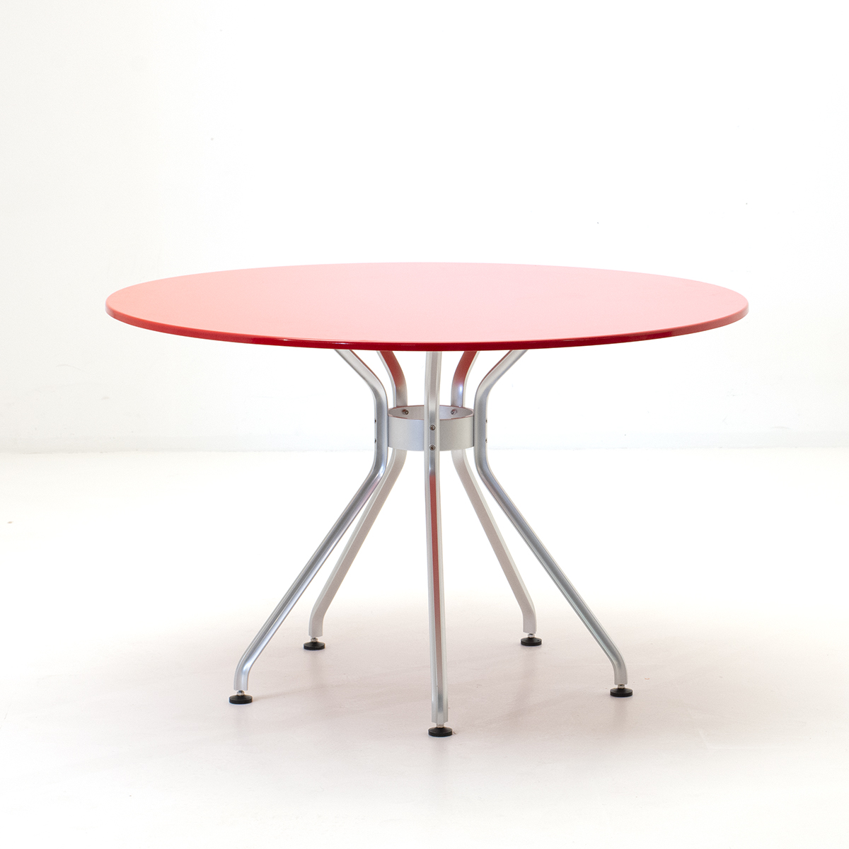 Roter Gartentisch, Alu6 von Seleform - 1