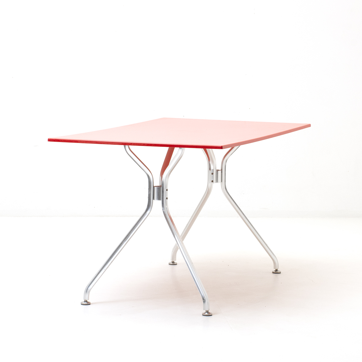 Roter Gartentisch, Alu6 von Seleform - 3
