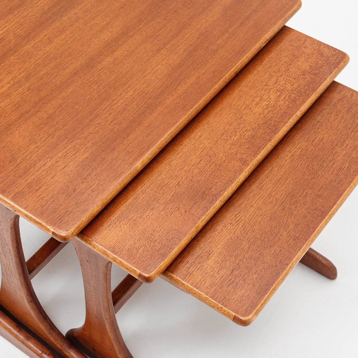 Satztische Teak, 3er-Set - 4