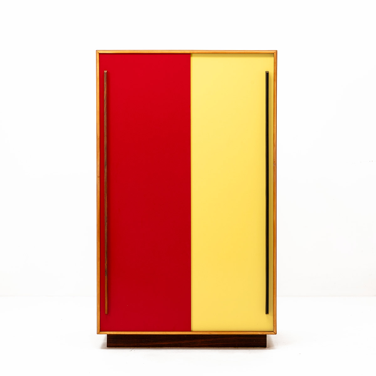 Schiebetüren-Schrank zweifarbig, Vintage, Div.Schränke, Schrank/Sideboard