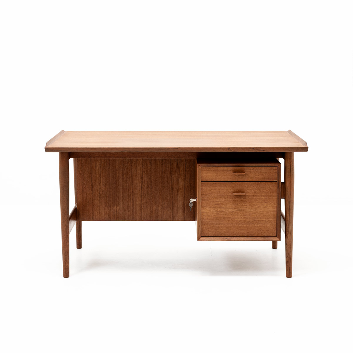 Teak Schreibtisch, Arne Vodder, 1960er Jahre, Sibast, Arne Vodder, Diverse Tische, Tisch