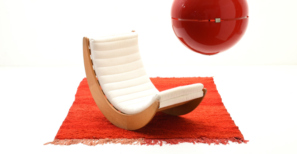 Sessel, Verner Panton, Rocking Chair. - 2