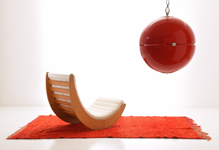 Sessel, Verner Panton, Rocking Chair. - 3