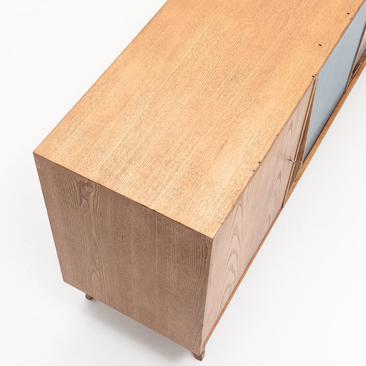 Sideboard, 2 farbige Schiebetüren, 1960er Jahre - 3