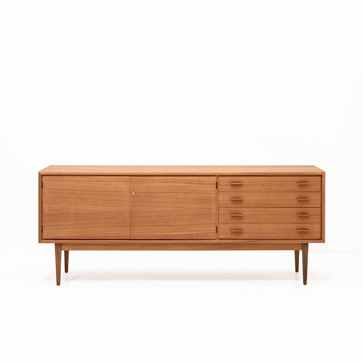 Sideboard Teak WK Möbel Mid-Century, Sideboard, Sideboard + Kommode