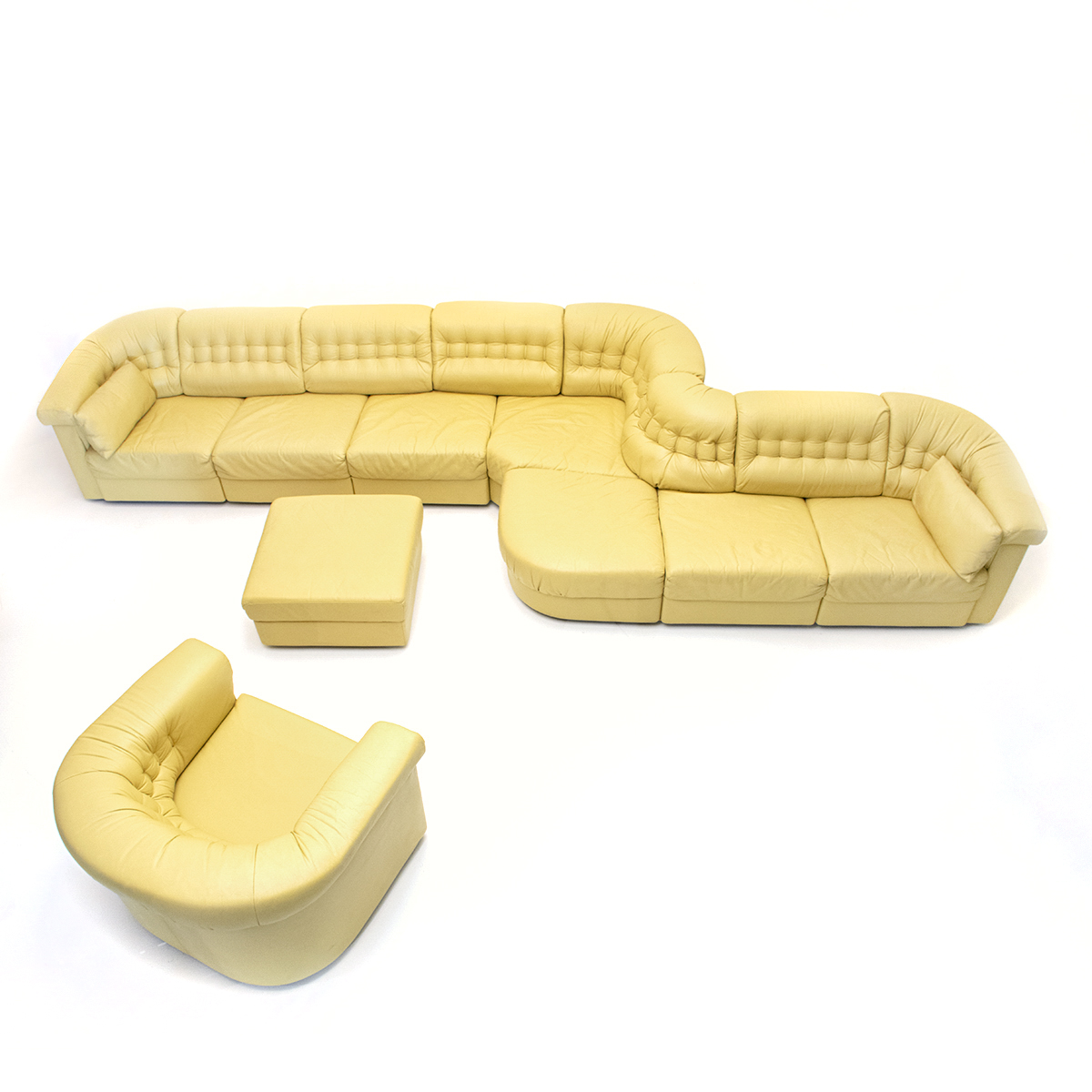 Sofa Lounge, de Sede Ledersofa 1970er